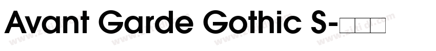 Avant Garde Gothic S字体转换